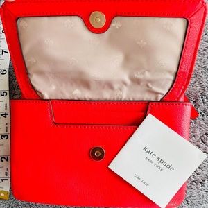 Bright Red orange Kate Spade crossbody